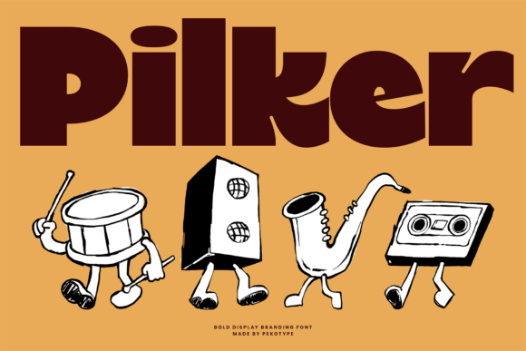 Discovering PILKER: A Font That Radiates Retro Energy