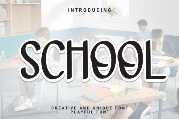 Discovering the School Font: A Handwritten Touch for Joyful Designs