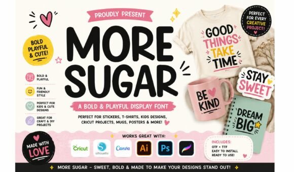 More Sugar: A Sweet Addition to Your Font Library