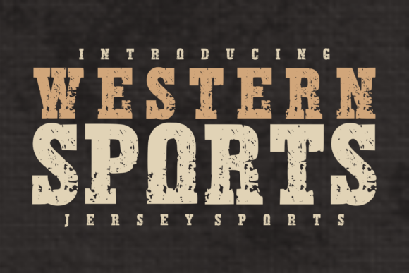Western Sports: A Font with Frontier Grit and Power